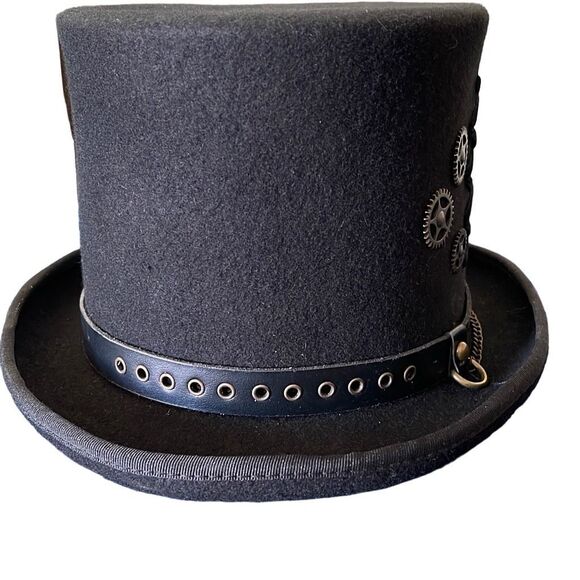 Conner Steam Punk Wool Felt Hat - Picture 6 of 14